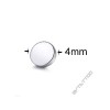 Topo Disco Microdermal Titânio G23 Polido